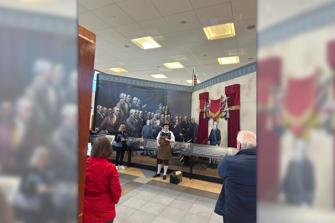 Photo of the Chasing Liberty Exhibit