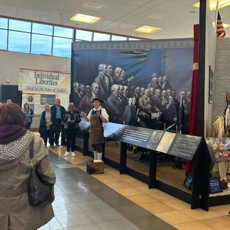 Photo of the Chasing Liberty Exhibit