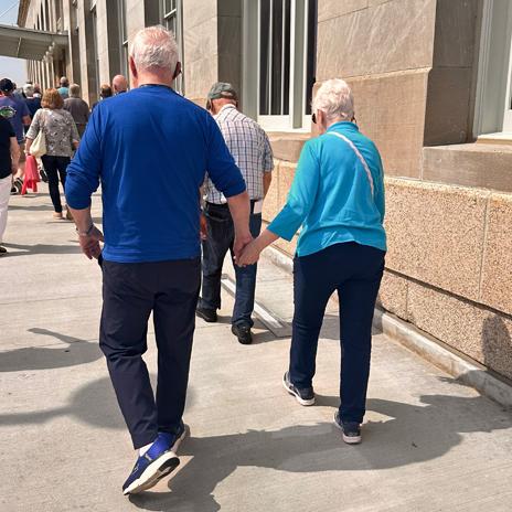 MORE Attendees heading into Michigan Central Station