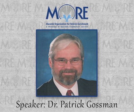 Dr. Patrick Gossman Headshot